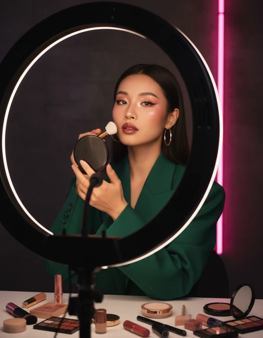 爱情岛-综合传媒MCN机构官网签约美妆达人形象照